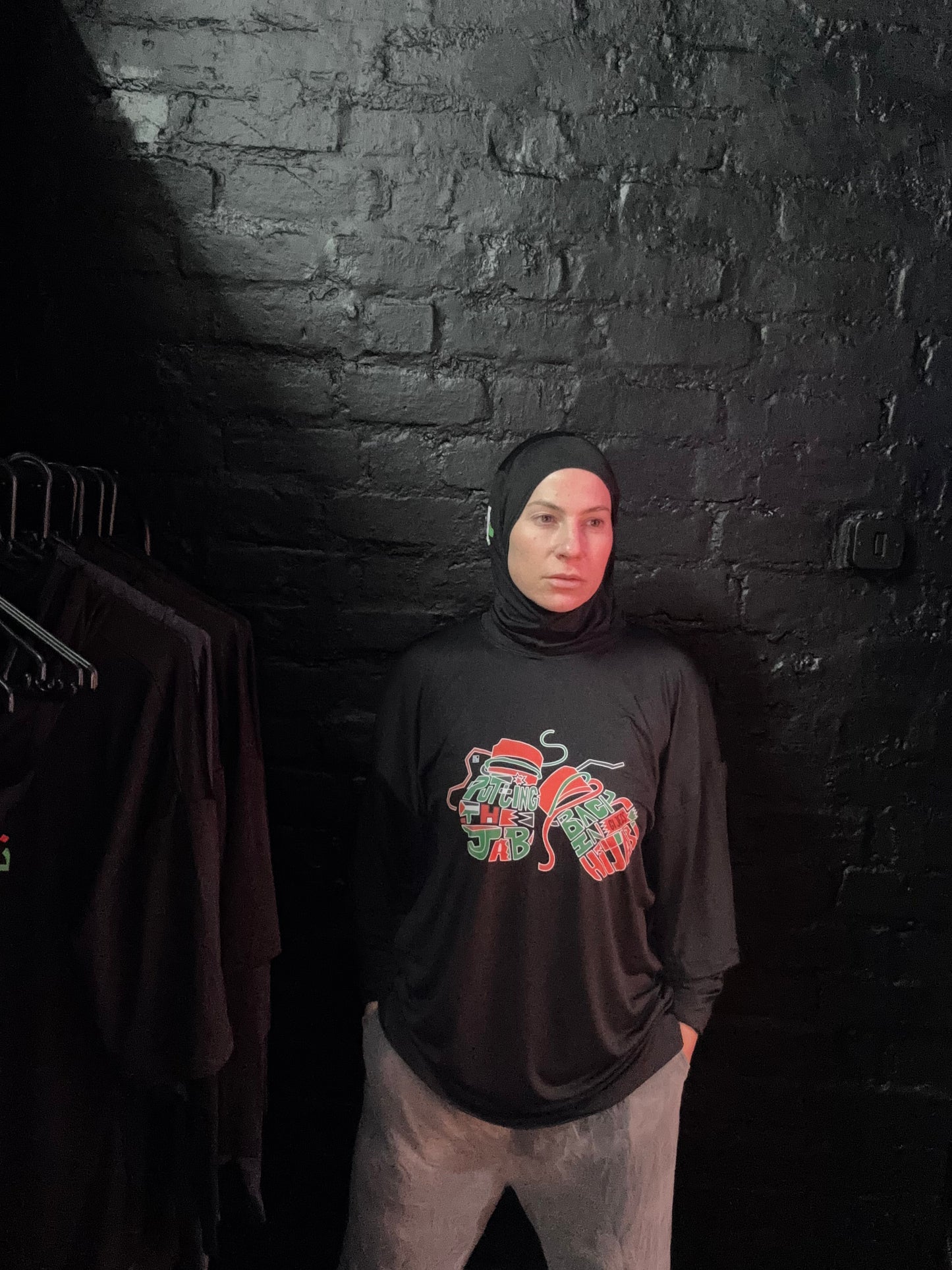 NASR Hooded Hijab T- "Just Dua it"